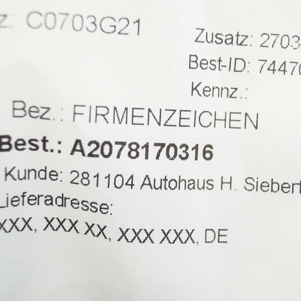 NEW MERCEDES-BENZ E A207 BONNET BADGE A2078170316 ORIGINAL