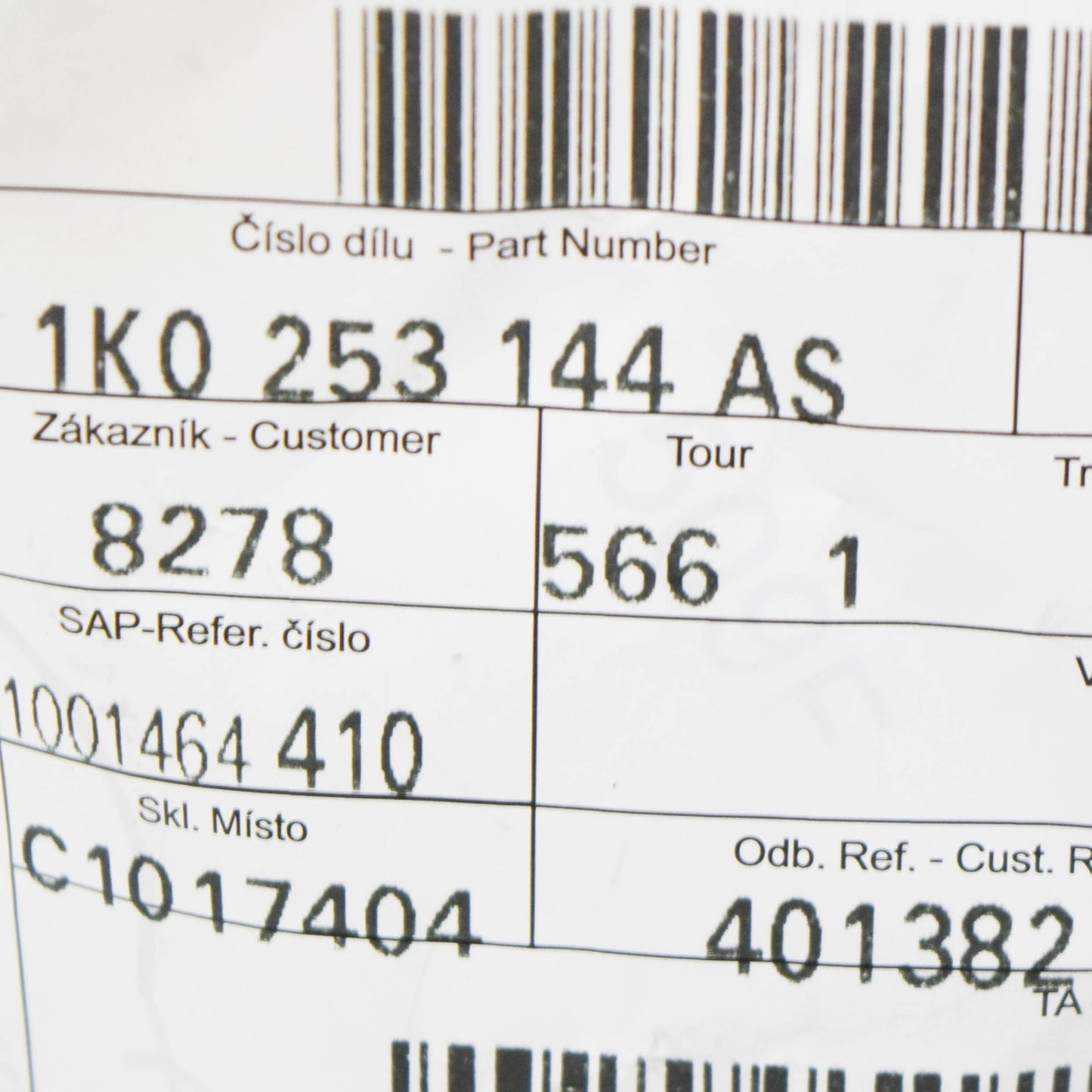 NEW AUDI A3 8P EXHAUST SYSTEM BRACKET REAR 1K0253144AS ORIGINAL