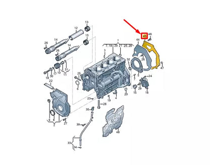 NEW VW GOLF VARIANT CG MK8 GEARBOX SPACER PLATE 0GC103551A