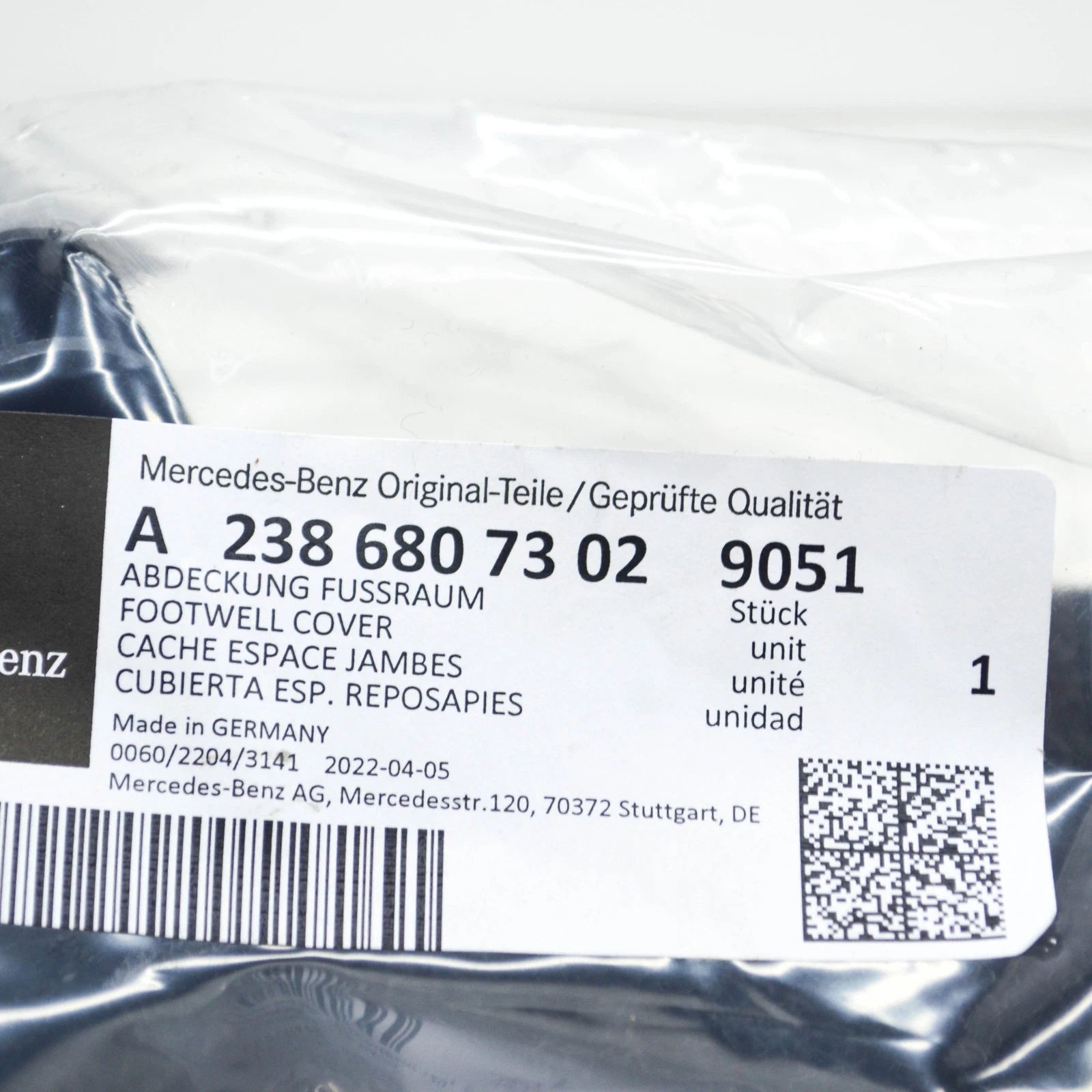 NEW MB E W213 FRONT DASHBOARD LOWER PART COVER TRIM LHD A23868073029051 ORIGINAL