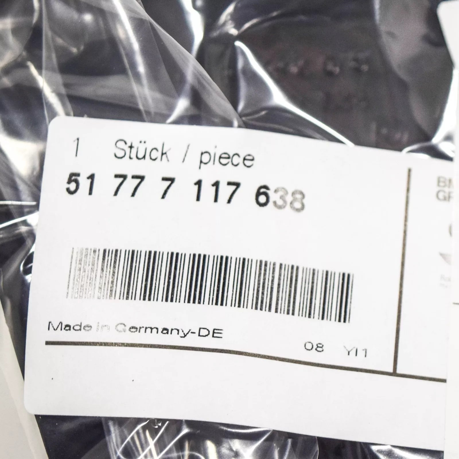 NEW BMW 1 E81 REAR RIGHT DEFLECTOR LIP 51777117638 ORIGINAL