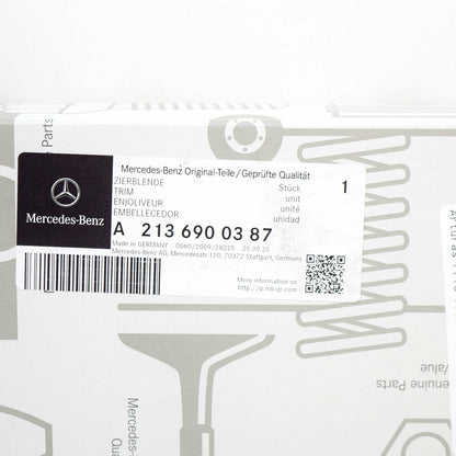 NEW MERCEDES-BENZ E W213 REAR LEFT DOOR VERTICAL TRIM A2136900387 2018 ORIGINAL