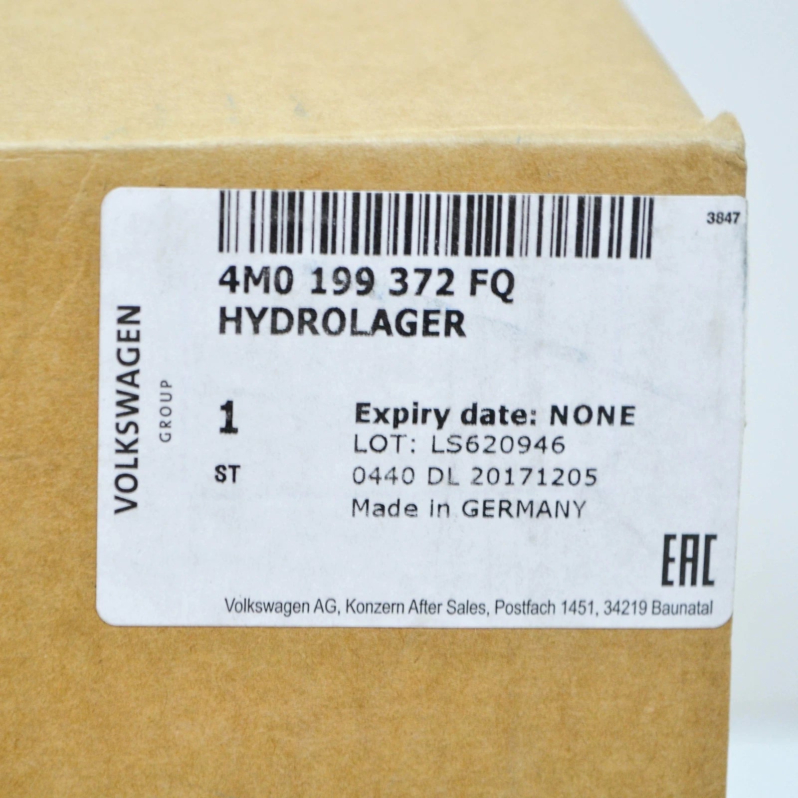 NEW AUDI A6 C8 RIGHT SIDE ENGINE MOUNT 4M0199372FQ ORIGINAL