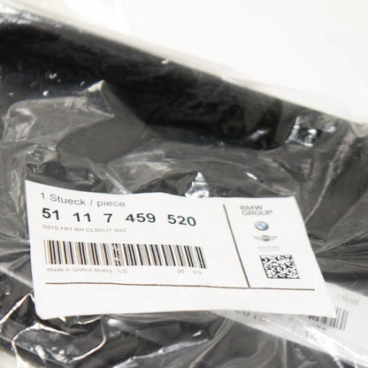 NEW BMW X3 G01 FRONT BUMPER AIR GRILLE COVER RIGHT 51117459520 ORIGINAL