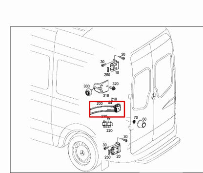 NEW MB SPRINTER 906 REAR DOOR CHECKSTRAP A9067600328