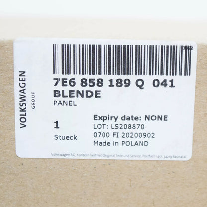 NEW VW TRANSPORTER T6 DASH CENTER PANEL WITH STOWAGE RHD 7E6858189Q041 ORIGINAL