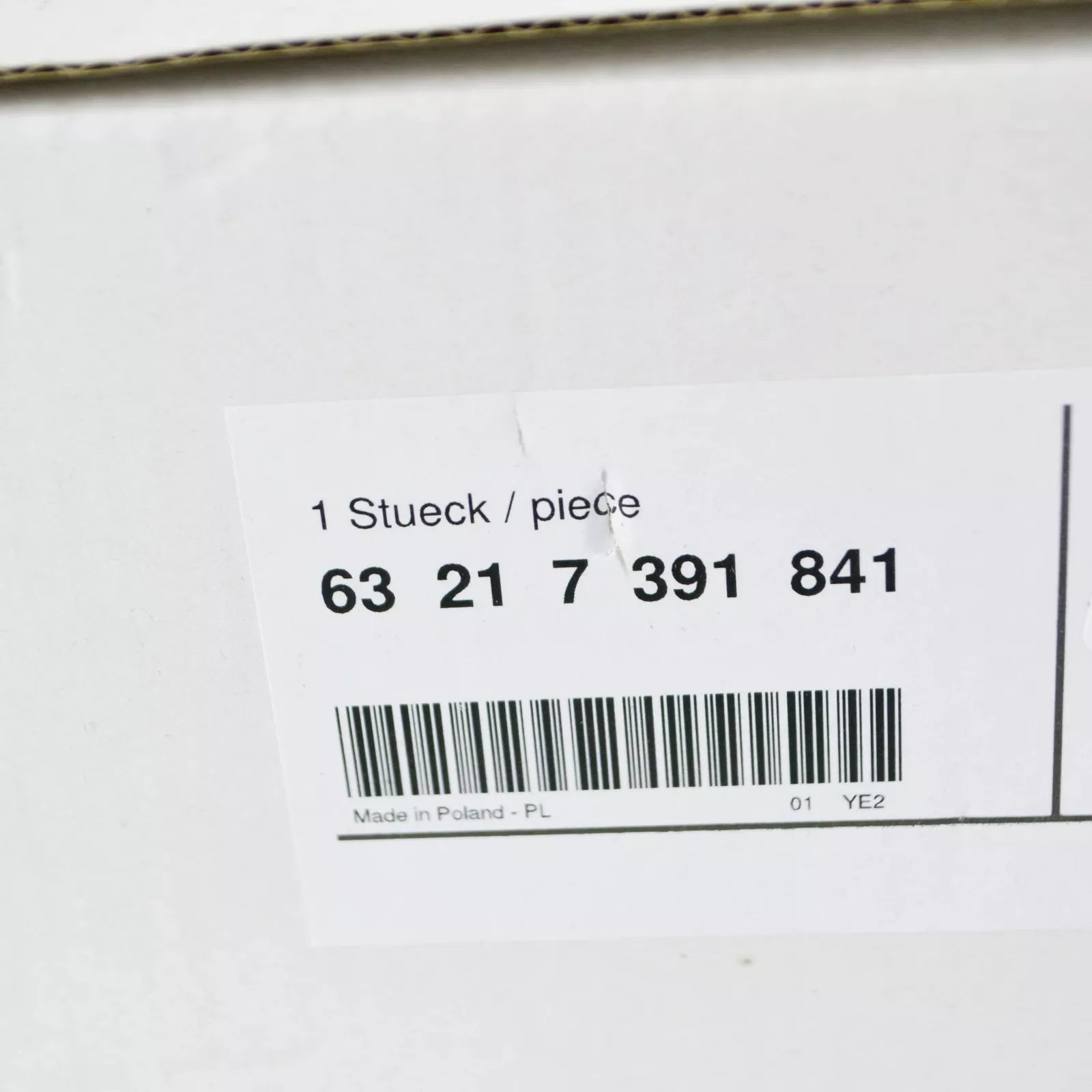 NEW BMW 2 F45 REAR LEFT TRUNK LID LIGHT BULB HOLDER 63217391841 7391841 ORIGINAL