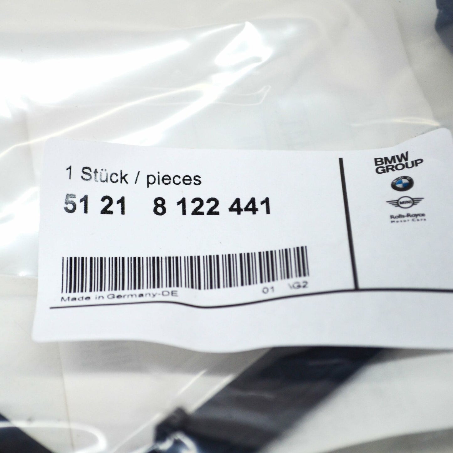 new bmw 5 e34 front left door handle cover 51218122441 8122441 original