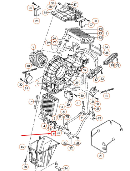 NEW VOLKSWAGEN TOUAREG 7P A/C EXPANSION VALVE 7L0820712B ORIGINAL