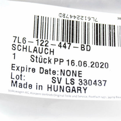 NEW AUDI Q7 4L COOLANT PIPE HOSE 7L6122447BD 2015