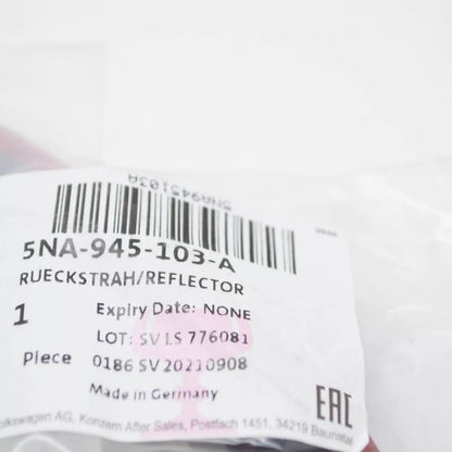 NEW VOLKSWAGEN TIGUAN AD REAR LEFT OUTER BUMPER REFLECTOR 5NA945103A