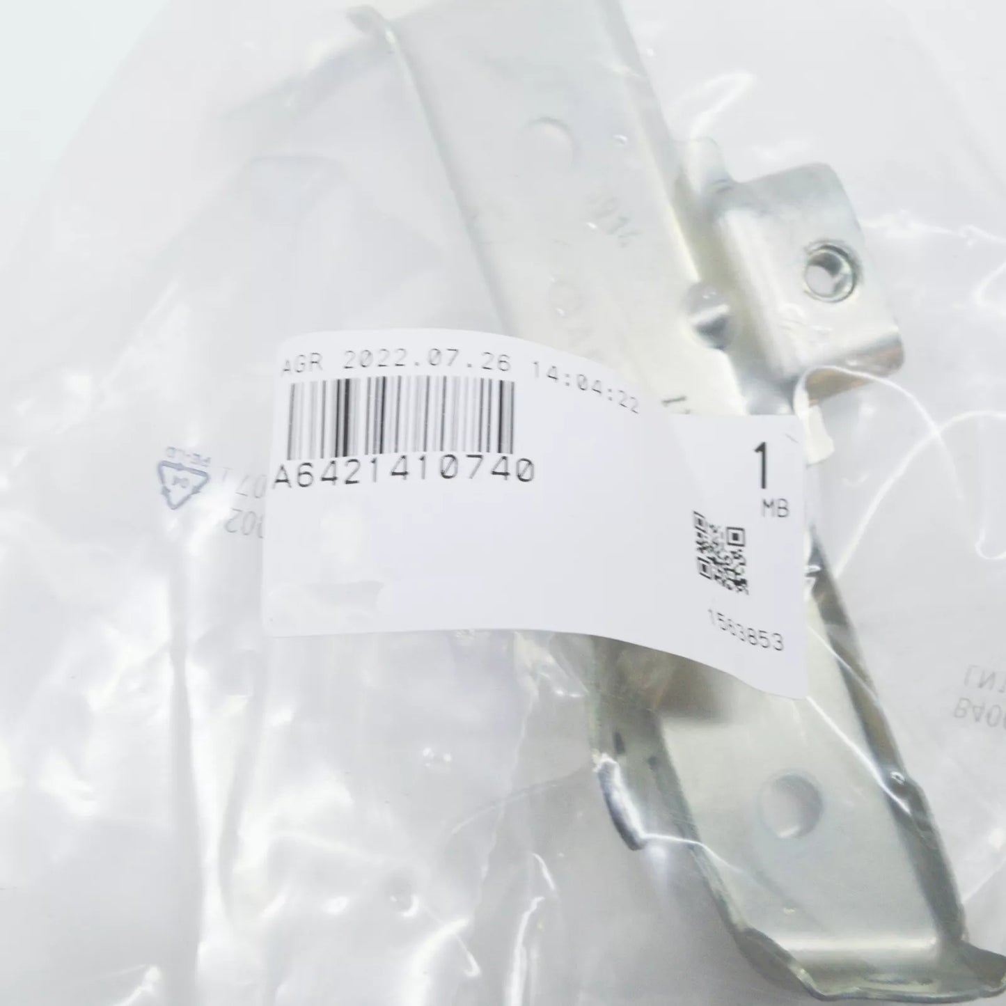 NEW MB ML W164 TRANSVERSE PIPE TO CYLINDER HEAD BRACKET A6421410740 ORIGINAL