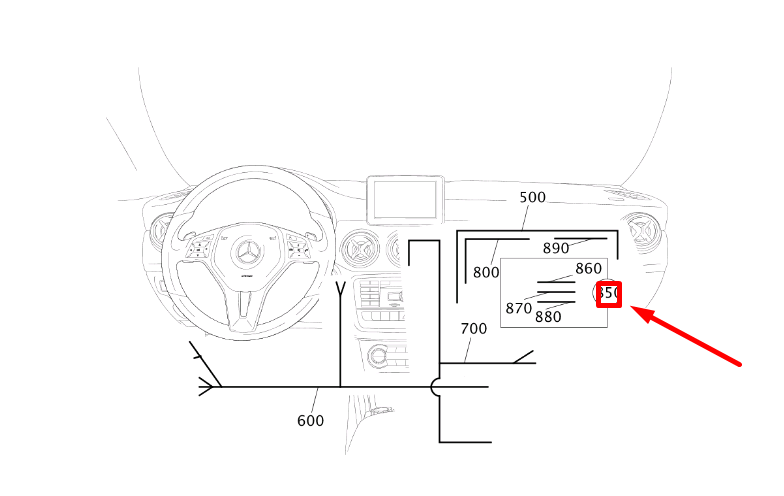 NEW MB CLA C117 IPOD/USB/AUX INTERFACE ELECTRIC LINE KIT A2138202104 ORIGINAL