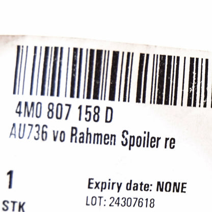 NEW AUDI Q7 4M FRONT RIGHT RADIATOR SUPPORT AIR DUCT 4M0807158D ORIGINAL