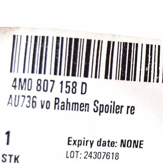 NEW AUDI Q7 4M FRONT RIGHT RADIATOR SUPPORT AIR DUCT 4M0807158D ORIGINAL