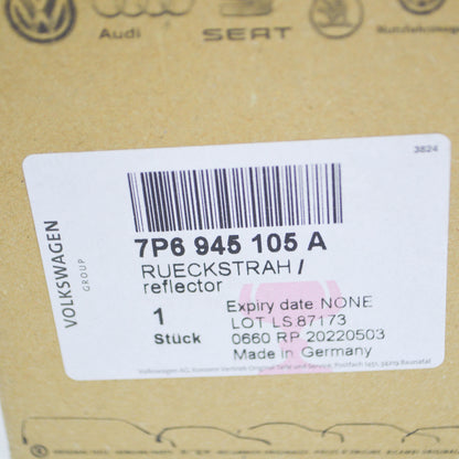 NEW VW TOUAREG 7P REAR LEFT BUMPER REFLECTOR 7P6945105A ORIGINAL