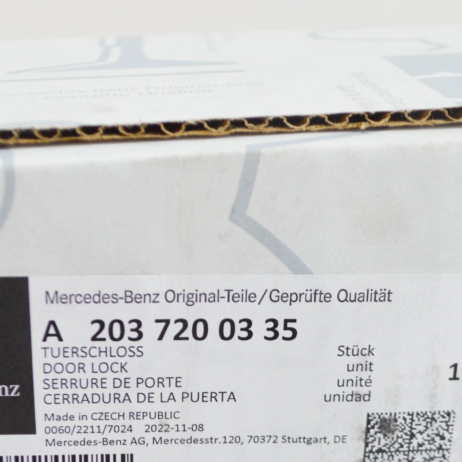 NEW MERCEDES-BENZ C W203 FRONT LEFT DOOR LOCK RHD A2037200335 ORIGINAL