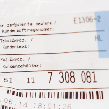 NEW BMW X3 F25 FRONT SLAM PANEL LEFT BRACKET 51117308081 7308081 ORIGINAL