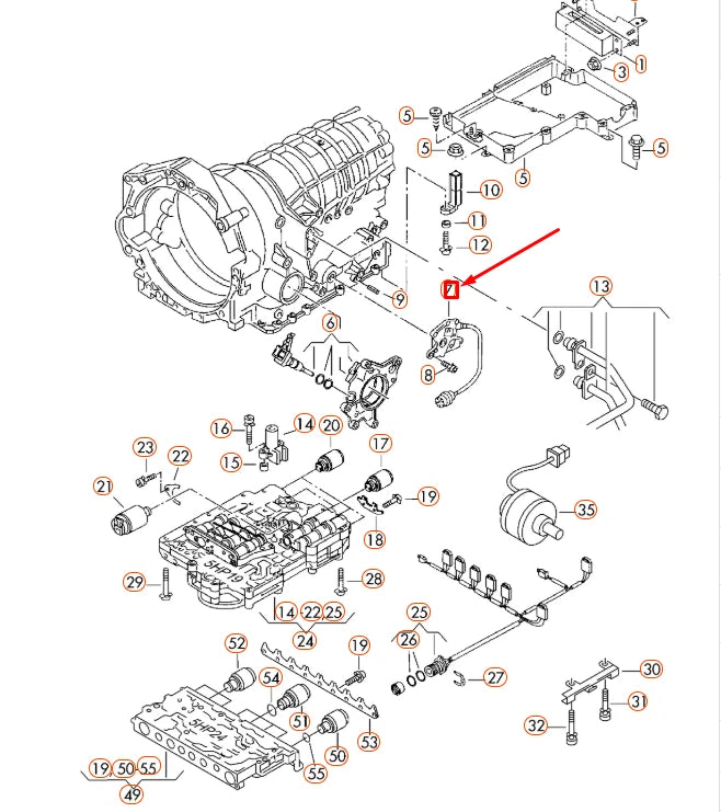NEW AUDI A6 C5 AUTOMATIC GEARBOX MULTI-FUNCTION SWITCH 01L919821B ORIGINAL