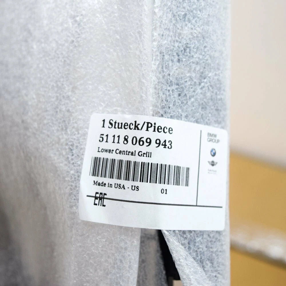 NEW BMW X6 G06 FRONT BUMPER LOWER GRILLE 8069943 51118069943 2021 ORIGINAL