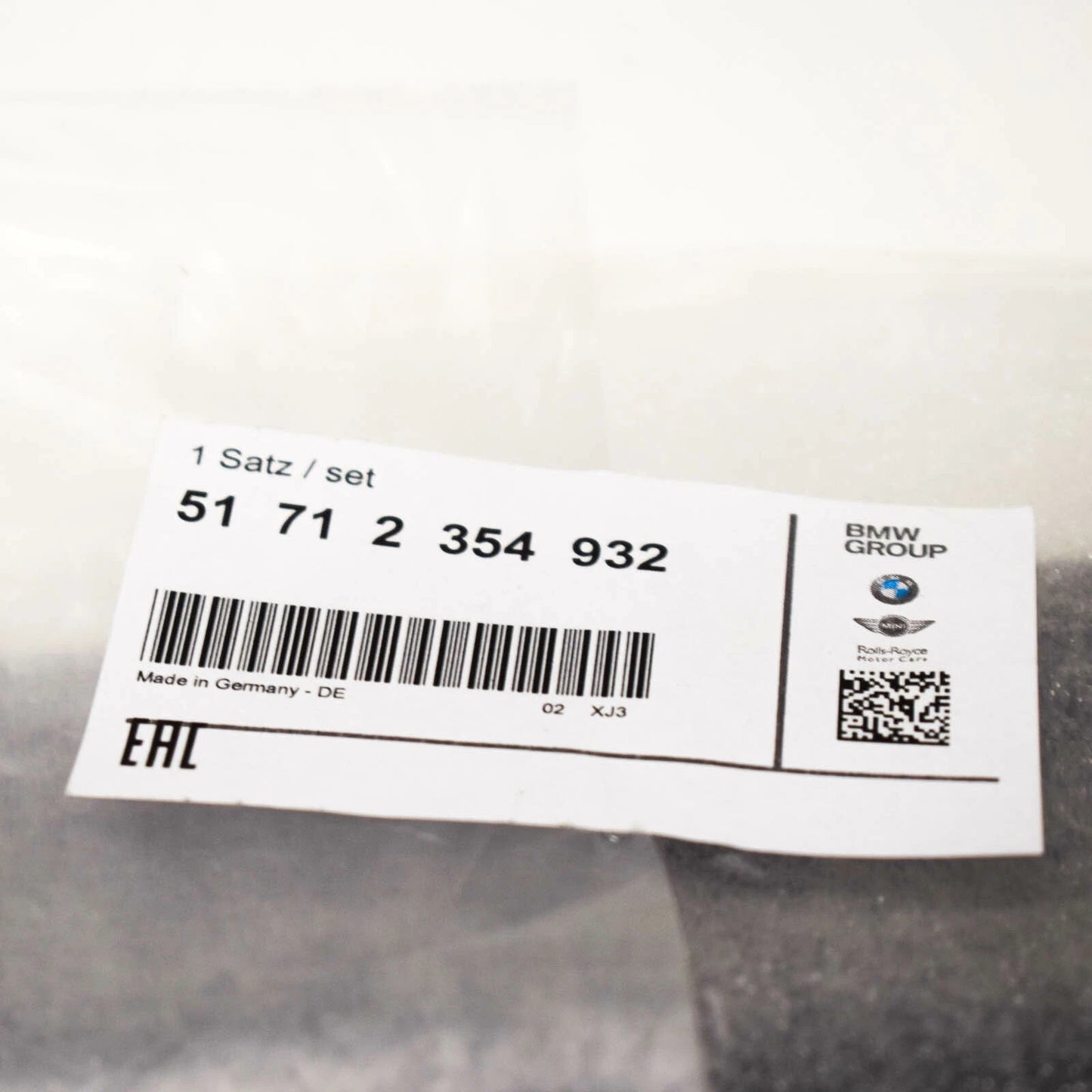 NEW BMW X6 F16 RIGHT FENDER SIDE GRILL TRIM 51712354932 GENUINE