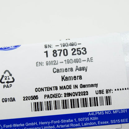 new ford galaxy mk2 rear rearview camera 9m2j-19g490-ae 1870253 original