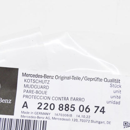 NEW MERCEDES-BENZ S W220 FRONT BUMPER RIGHT CHROME TRIM A2208850674 ORIGINAL