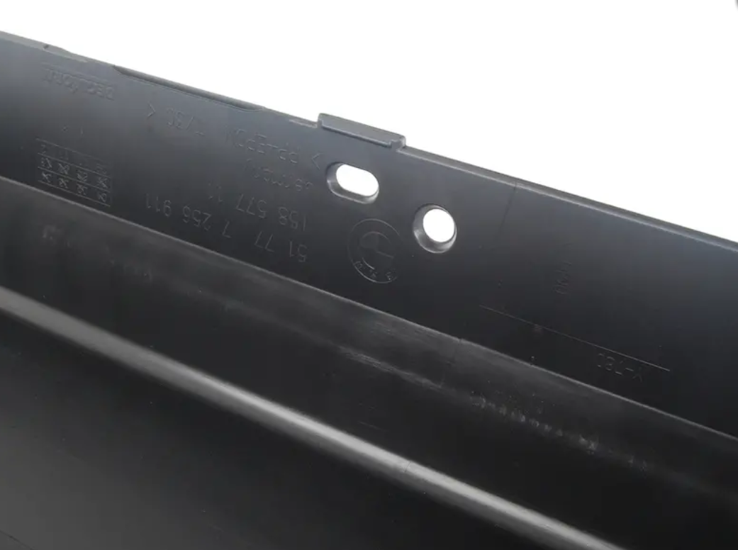 new bmw 3 f30, f80 left side plastic sideskirt cover 7312751 51777312751