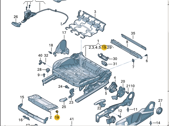 new audi q3 f3 sfront seat frame adjust bracket repair kit 8s8898022 original
