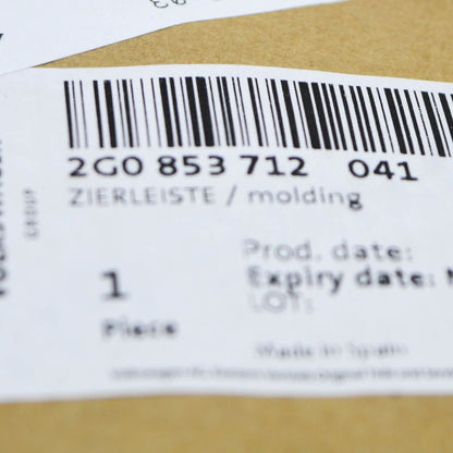 NEW VW POLO AW FRONT BUMPER RIGHT AIR VENT GRILLE TRIM 2G0853712041 ORIGINAL