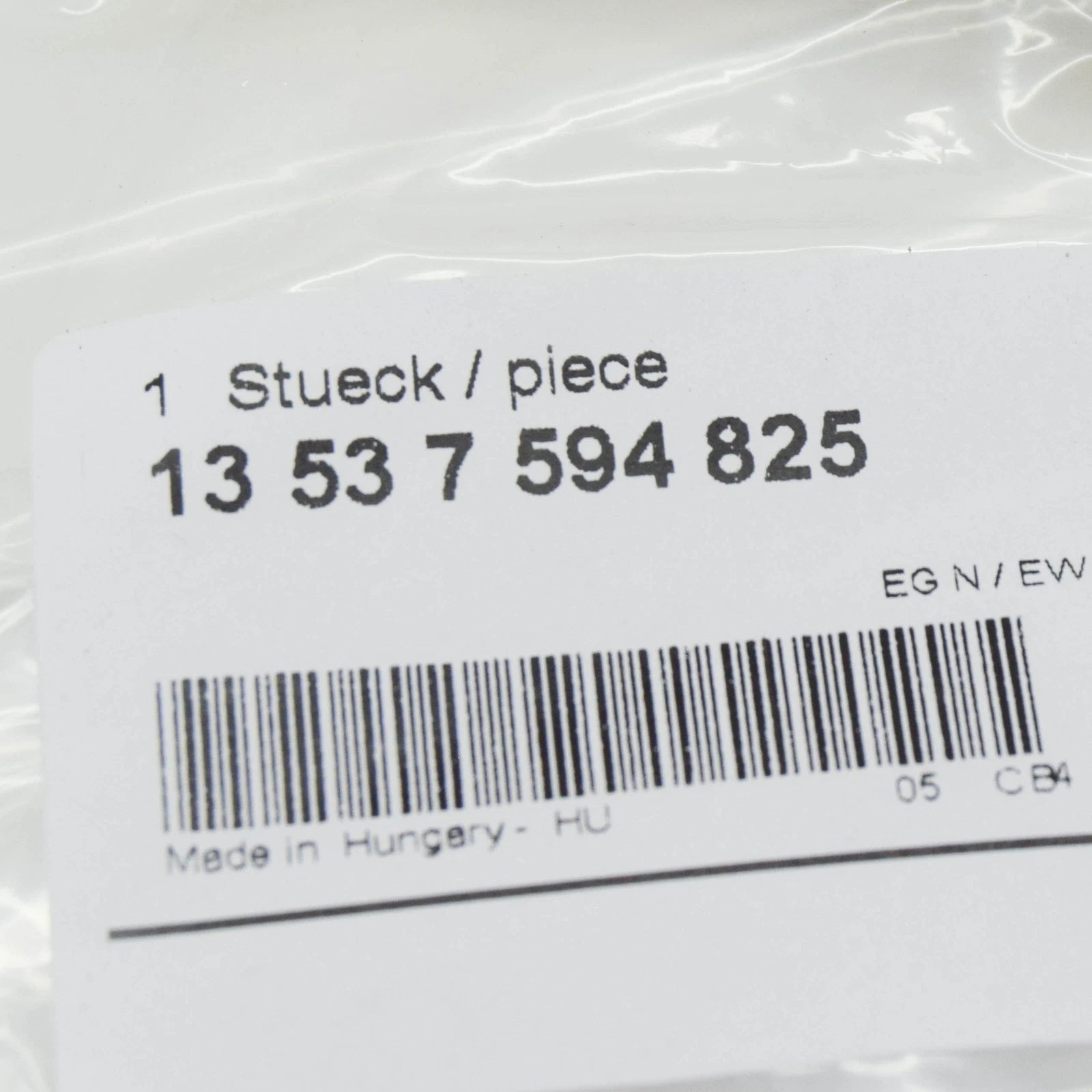 NEW BMW 3 E90 FUEL HOSE 13537594825 7594825 ORIGINAL