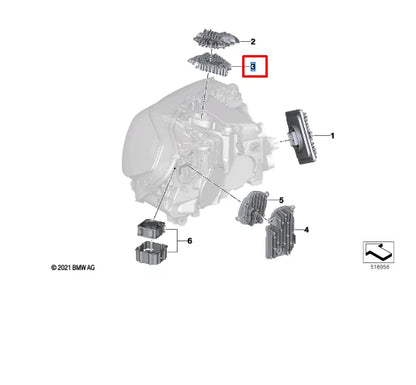 NEW BMW X3 G01 M F97 RIGHT LED HEADLIGHT CONTROL UNIT HIGH 63115A0E624 ORIGINAL