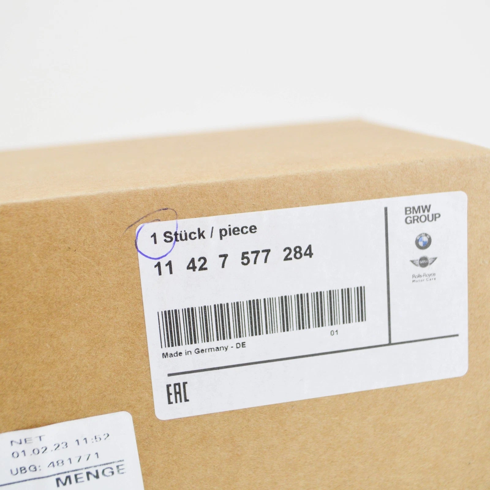 NEW BMW X3 E83 OIL COOLER THERMOSTAT HOUSING 11427577284 7577284 ORIGINAL