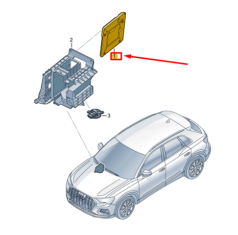 new audi q4 e-tron gateway control unit 1ea937012l original