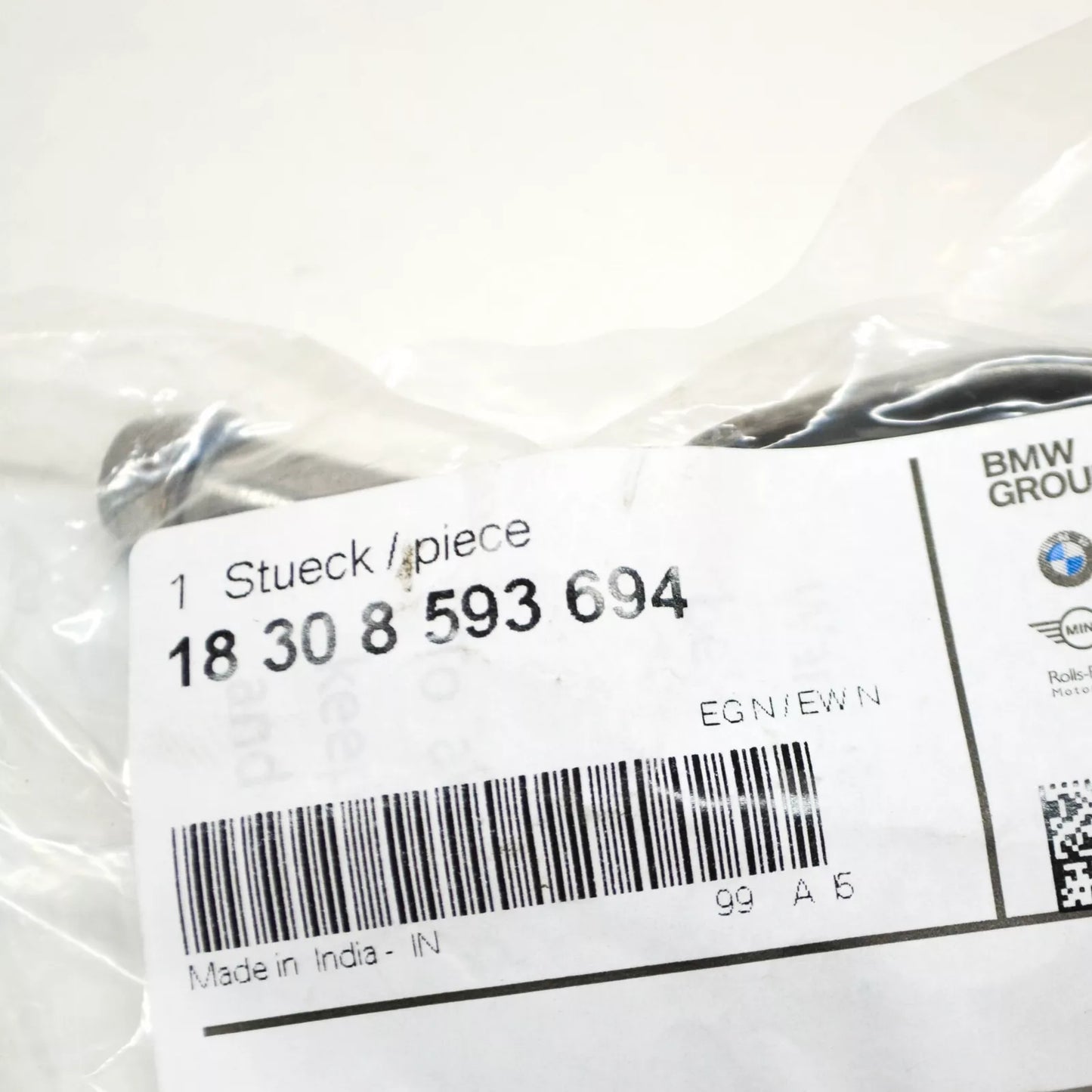 NEW BMW X3 M F97 REAR LEFT EXHAUST BRACKET 8593694 18308593694 ORIGINAL