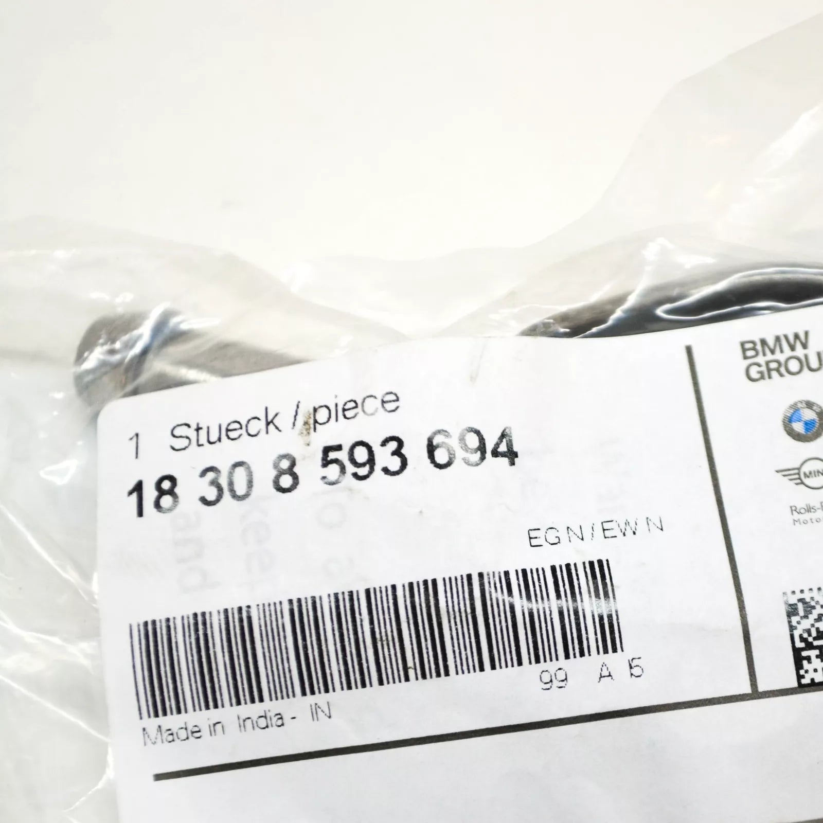 NEW BMW X3 M F97 REAR LEFT EXHAUST BRACKET 8593694 18308593694 ORIGINAL