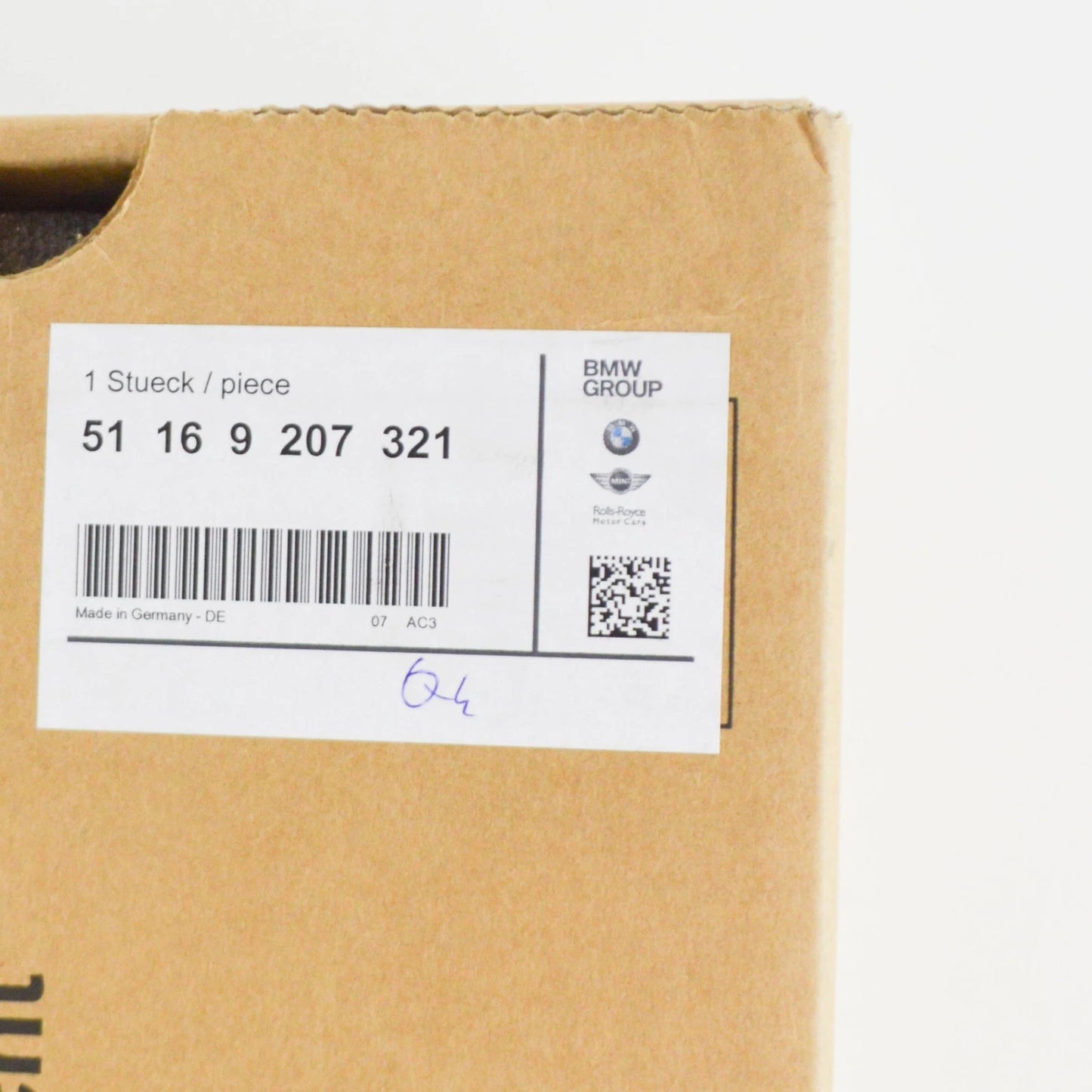 NEW BMW 1 F20 CENTER CONSOLE CUP HOLDER 51169207321 9207321 2015 ORIGINAL