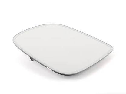 NEW AUDI Q7 4L FRONT LEFT DOOR MIRROR GLASS 8R0857535F ORIGINAL