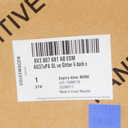 NEW AUDI A3 8PA FRONT BUMPER LEFT SIDE GRILLE 8V3807681AB ESM 2013 ORIGINAL