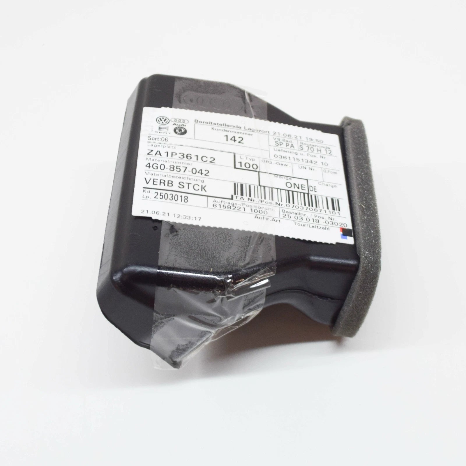 NEW AUDI A6 C7 AIR DUCT CHANNEL CENTER CONNECTING PIECE 4G0857042 ORIGINAL