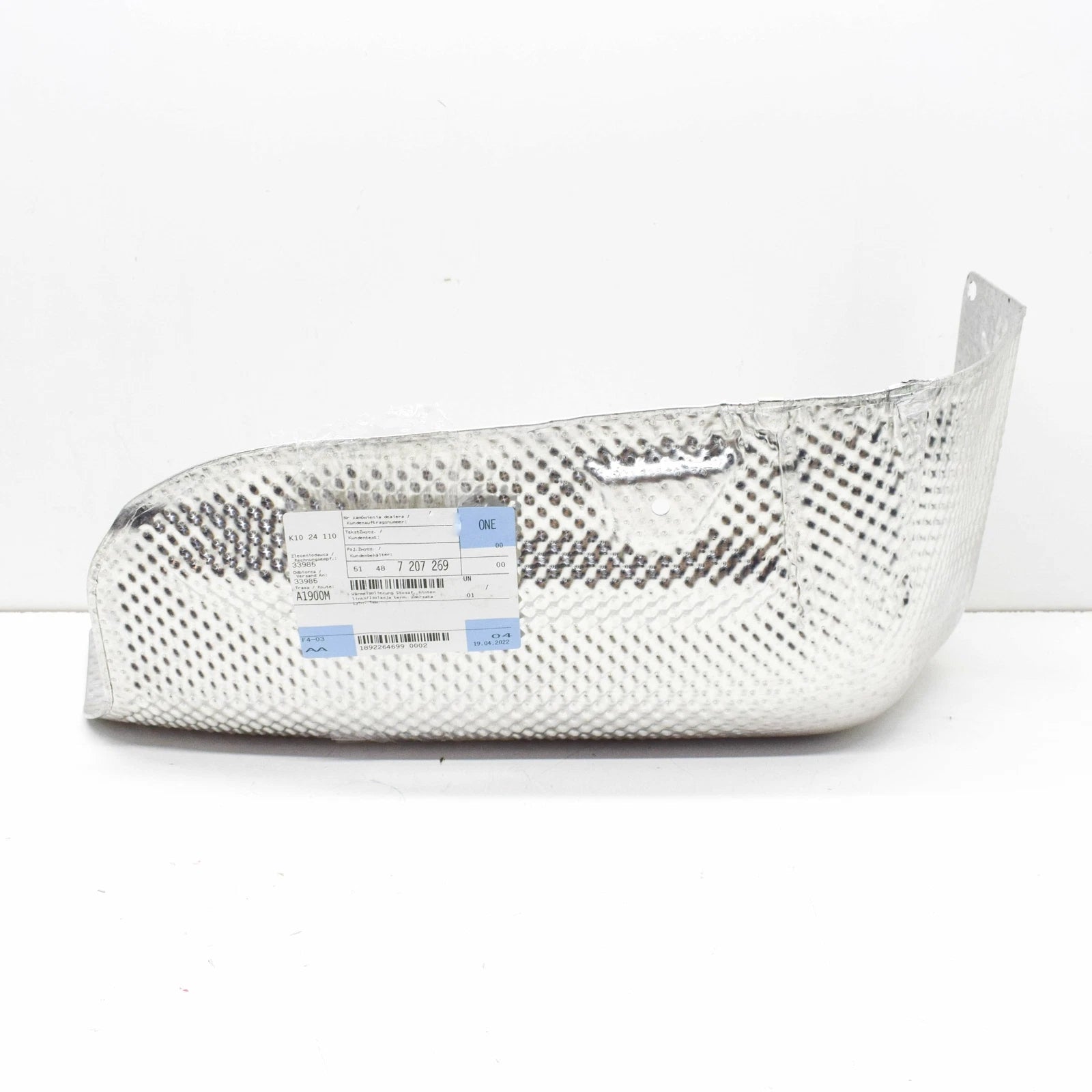 NEW BMW 5 F10 REAR LEFT HEAT PROTECTION INSULATOR 51487207269 ORIGINAL