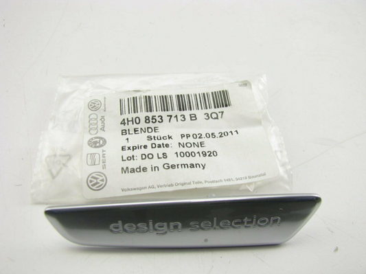 new audi q7 4m front left door emblem badge nameplate 4h0853713b3q7 original