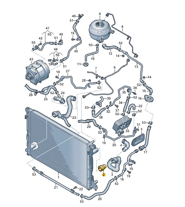 NEW AUDI A6 C8 AVANT QUICK ACTING COUPLING 4K0122293CK 2019 ORIGINAL