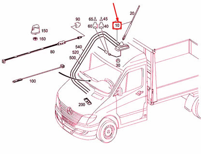 NEW MERCEDES-BENZ SPRINTER 906 ANTENNA A9069056500