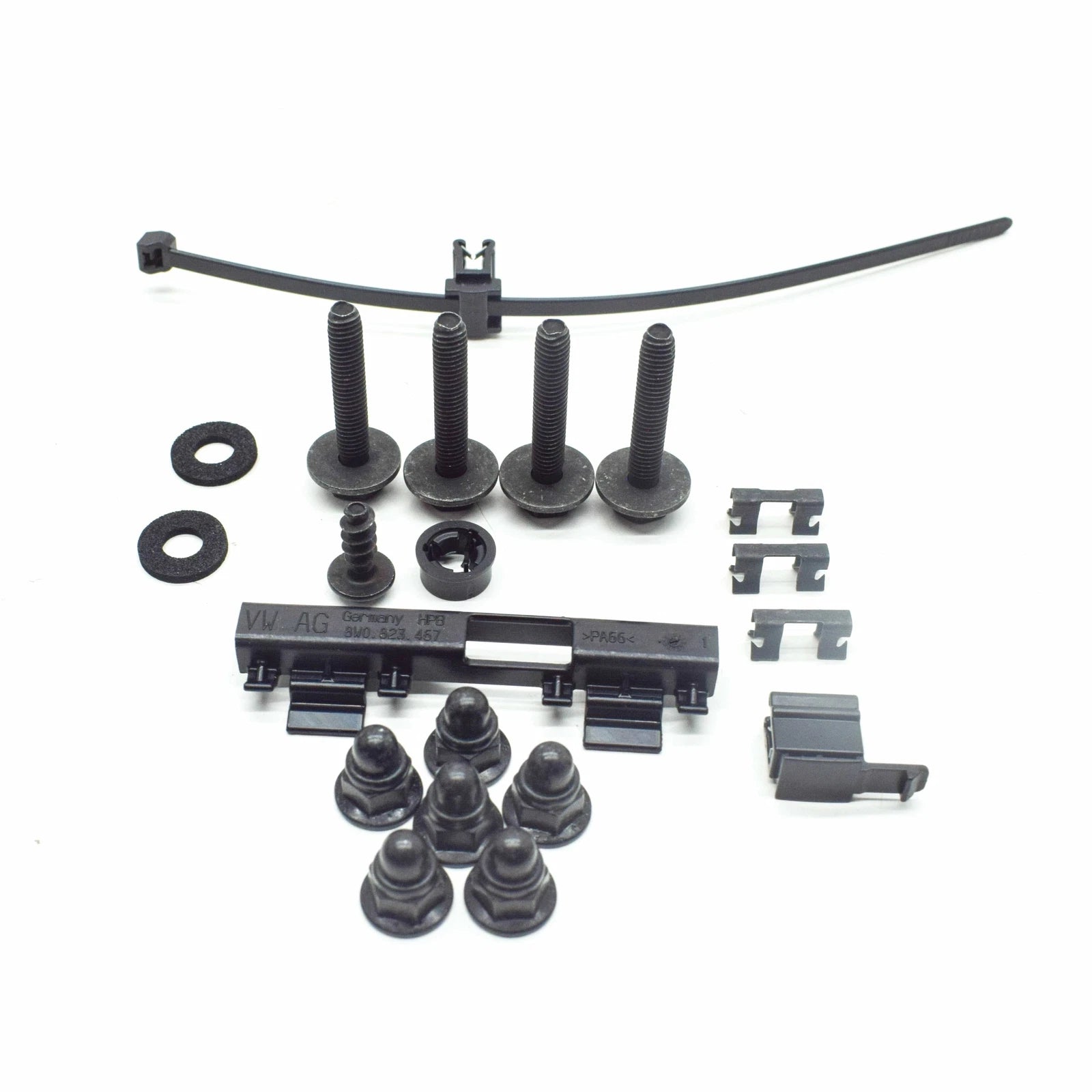 NEW AUDI A5 SPORTBACK 8W6 FRONT BONNET HOOD HARDWARE KIT 8W6098615