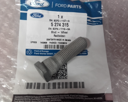 new ford galaxy mk3 cd390 front wheel hub bolt 5274315 bcpa-1118-ba original