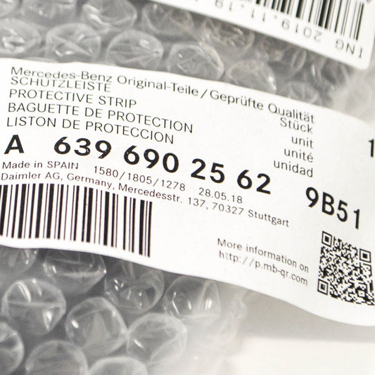 NEW MB VITO W639 REAR LEFT DOOR MOLDING TRIM A63969025629B51 ORIGINAL