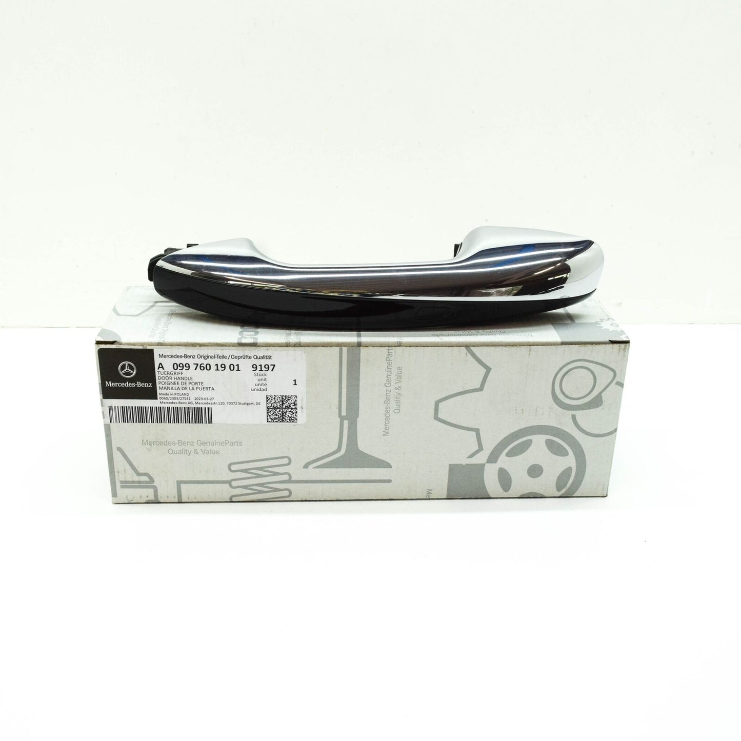 NEW MERCEDES-BENZ E W213 REAR LEFT DOOR EXTERIOR HANDLE A09976019019197 ORIGINAL