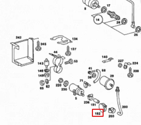 NEW MERCEDES BENZ SL R107 FUEL SYSTEM DAMPER CAGE A1074700216