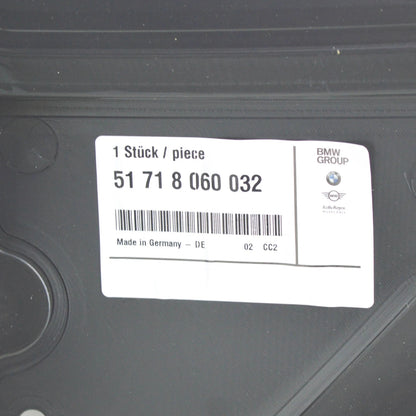 NEW BMW 5 G30 FRONT RIGHT WHEEL ARCH BOTTOM FRONT COVER 51718060032 ORIGINAL